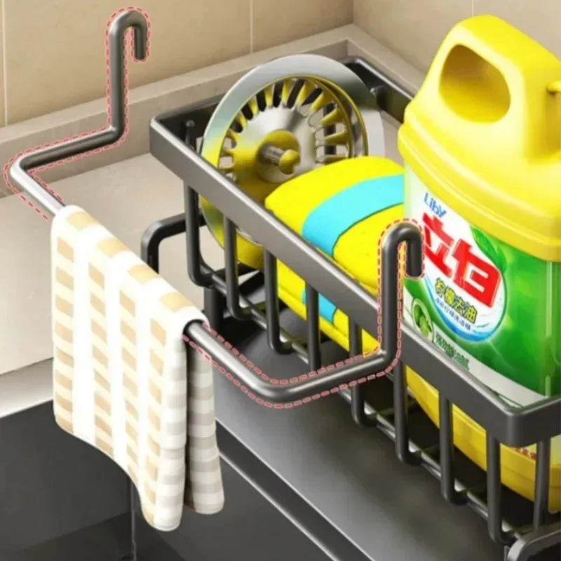 Space Saving Kitchen Sponge Caddy Organizer