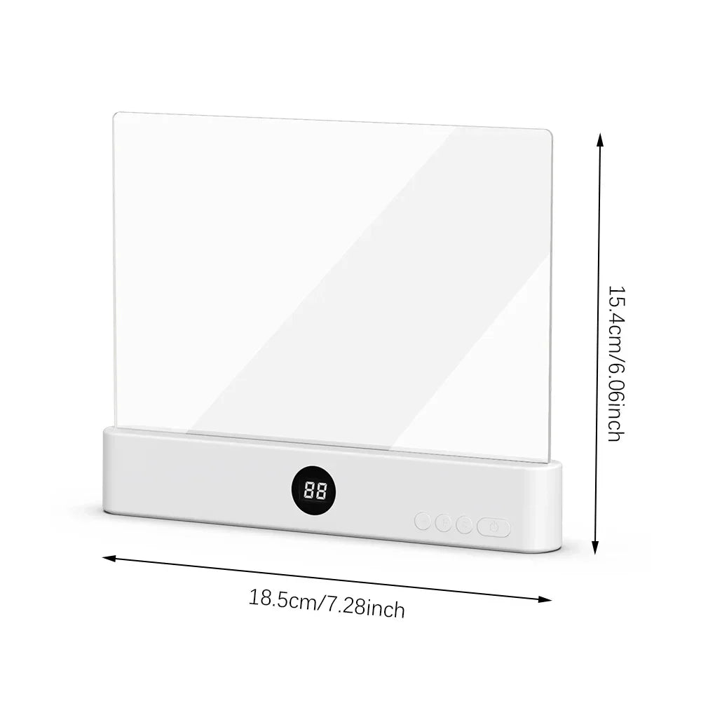 Compact LED Reading Light Bookmark with USB Power