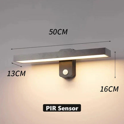 Outdoor Motion Sensor LED Wall Light Adjustable