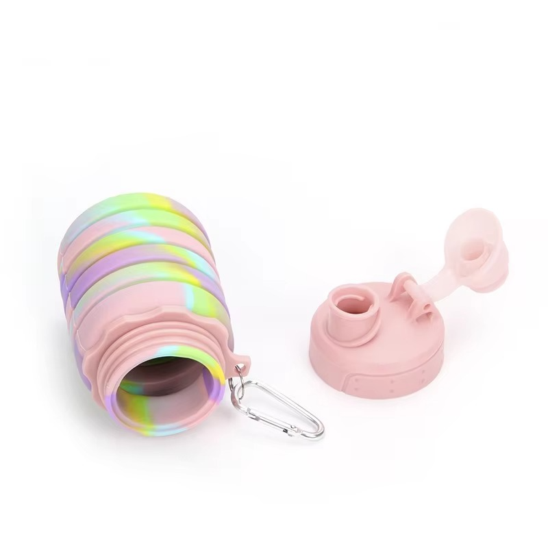 Compact Foldable Silicone Water Bottle