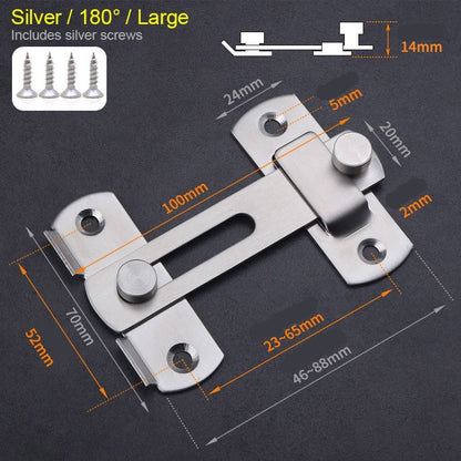 Easy Slide Closet Cabinet Lock