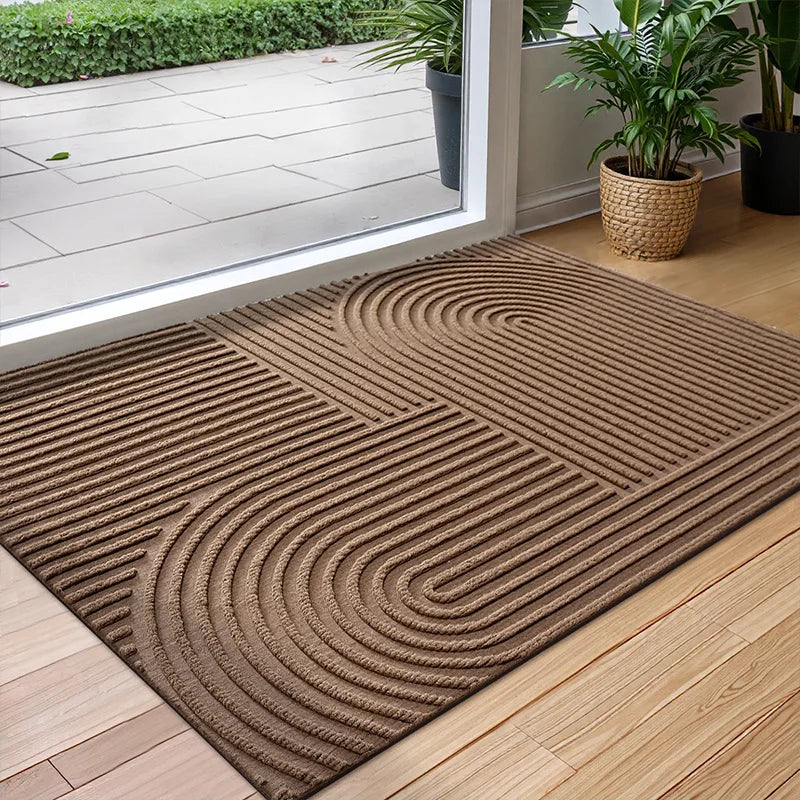 Durable Rubber Entrance Mat Non Slip Water Resistant - Fesara