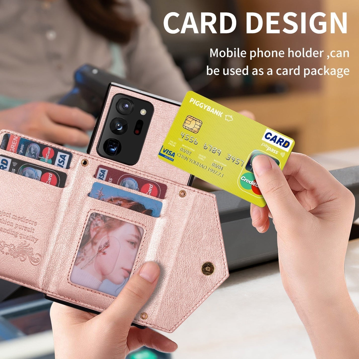 Soft Protective Phone Wallet Case