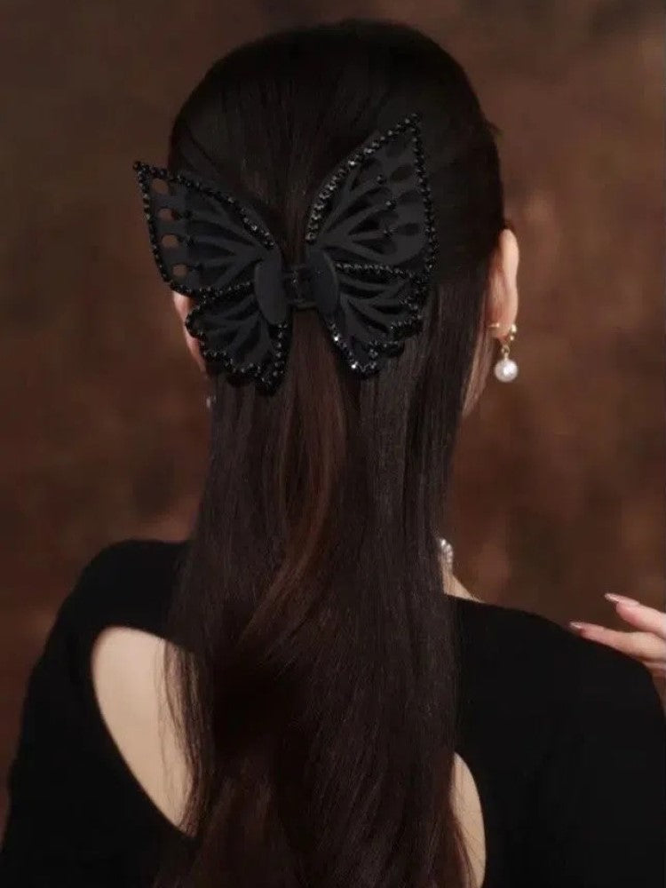 Stylish Black Hair Clip - Fesara