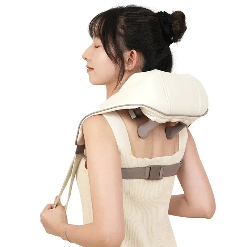 Portable Heat Massage Shawl for Neck and Shoulders - Fesara