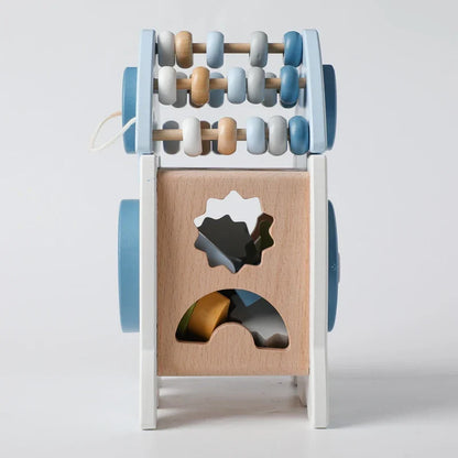Natural Wood Space Building Blocks Set