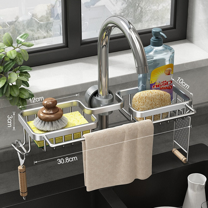 Stainless Steel Sink Tray Rack Organizer