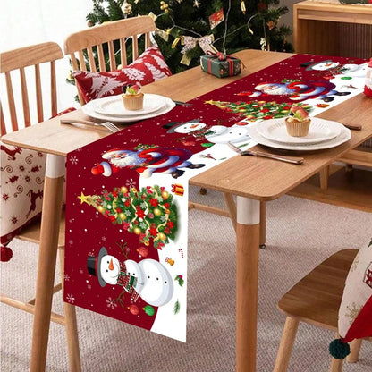 Christmas Table Runner Decorative Holiday Tablecloth 180x35cm