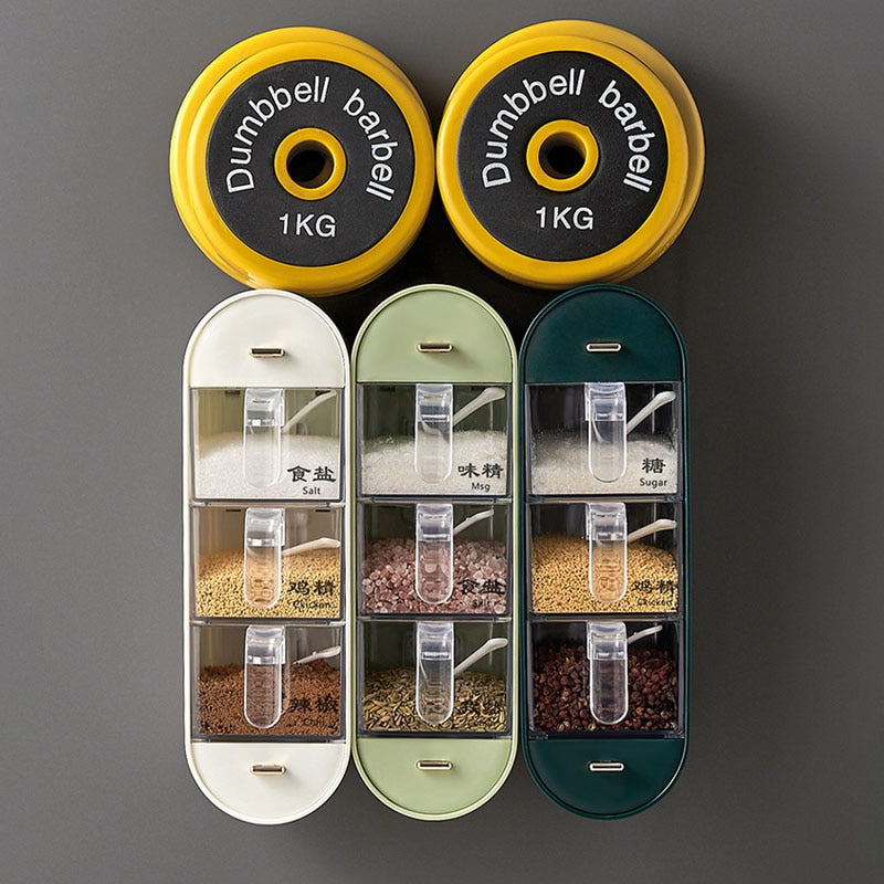 Space Saving Wall Mounted Spice Rack Organizer