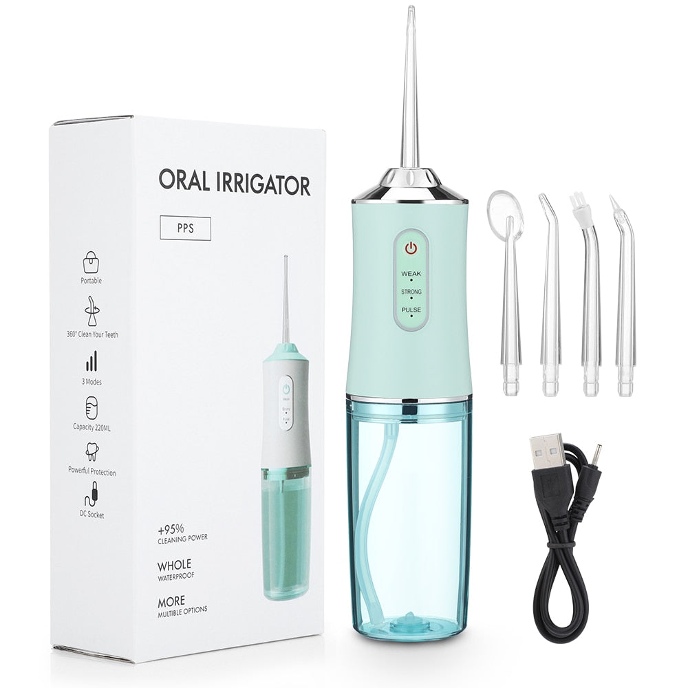 Compact Rechargeable Oral Water Flosser