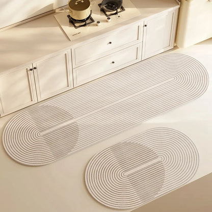 Soft Aqua Bathroom Mat | Absorbent Diatomite Non-Slip