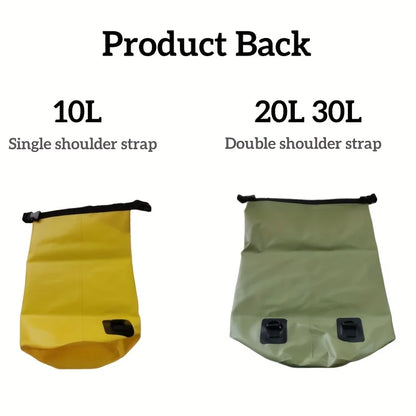 Waterproof Outdoor Dry Bag 10/20/30L with Shoulder Strap