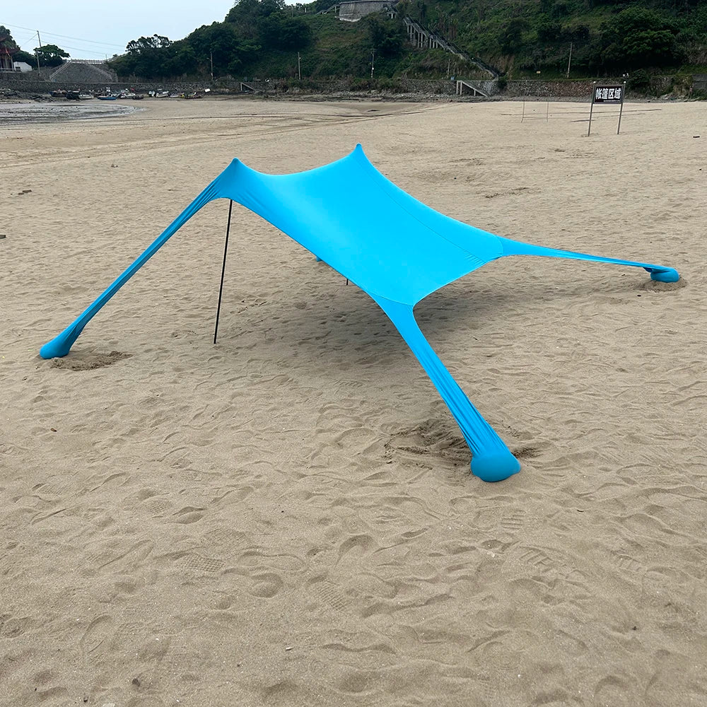 Large Family Beach Sun Shelter with UPF 50+ Protection
