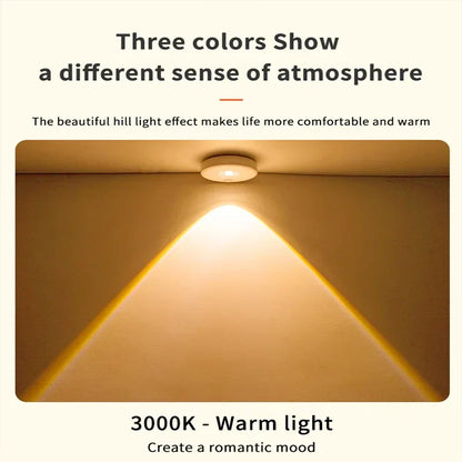 Motion Activated LED Night Light, Dimmable Battery Lamp