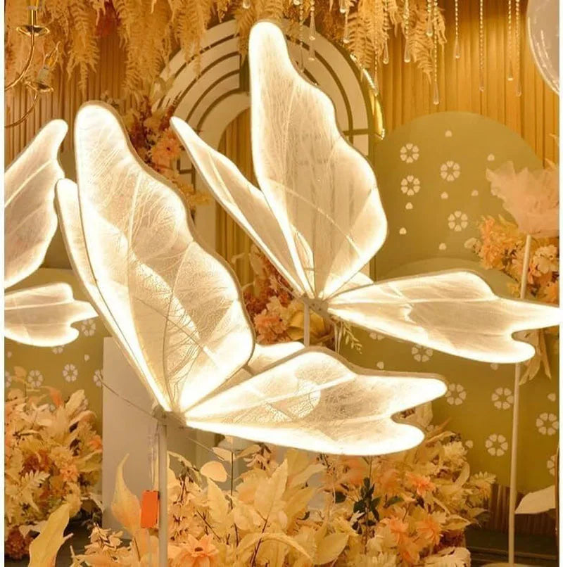 Beautiful Ceiling Light with Hanging Butterfly Design