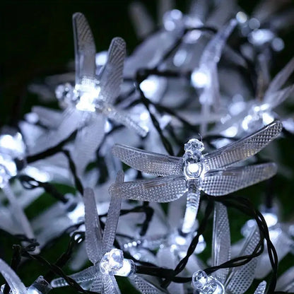 Outdoor Solar Powered Fairy Lights 20 LEDs 8 Modes Waterproof