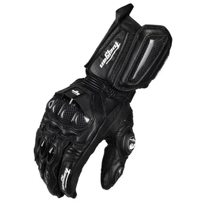 Durable Leather Motorcycle Gloves Waterproof Touchscreen