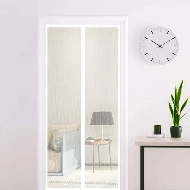 Magnetic Screen Door with Auto Close for Bug Control