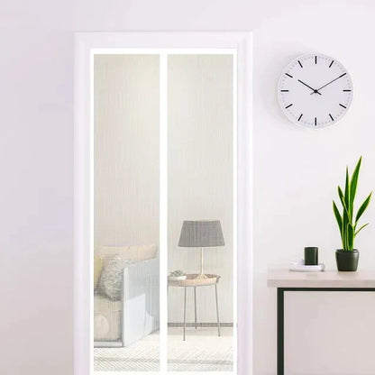Magnetic Screen Door with Auto Close for Bug Control