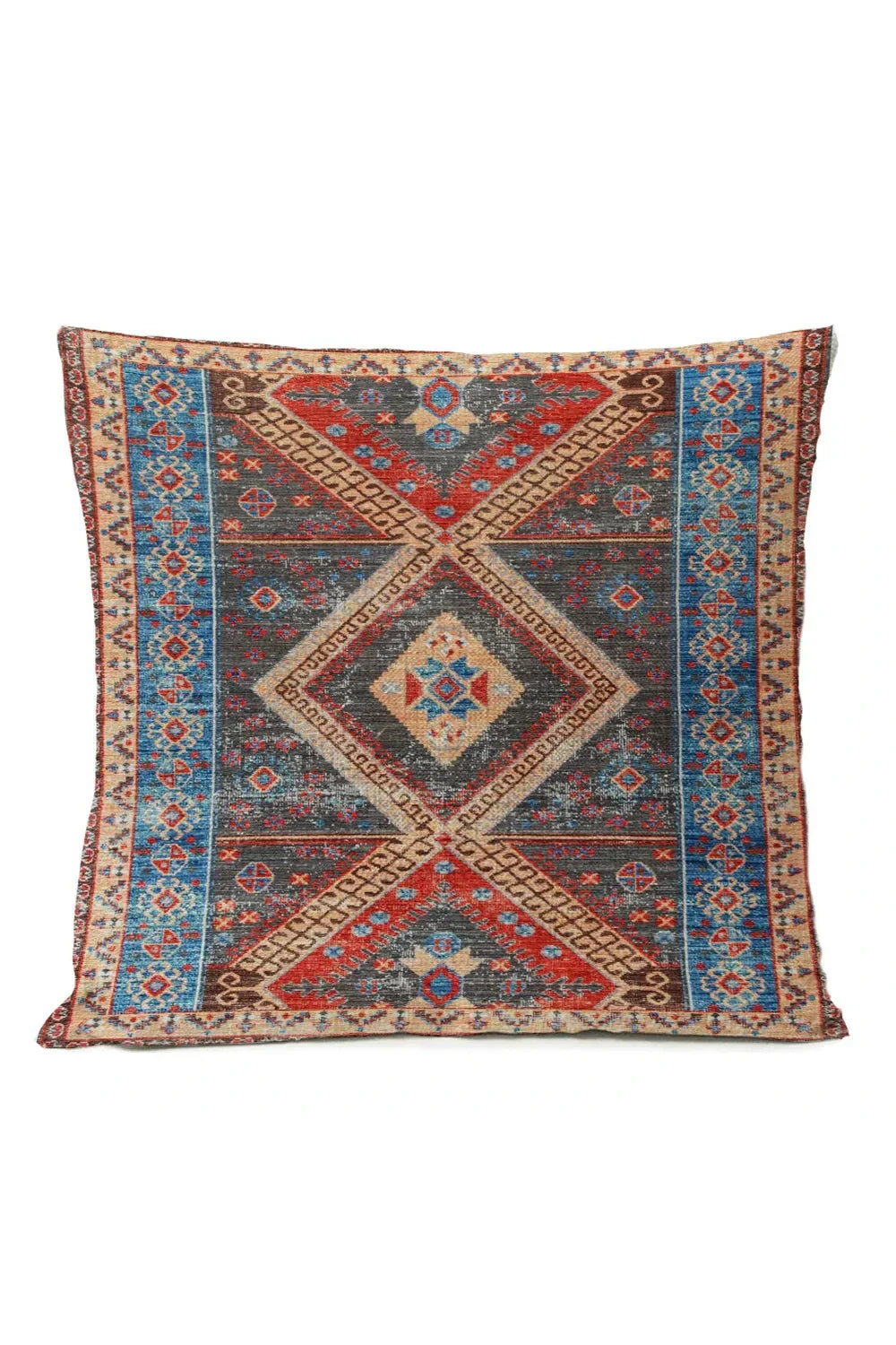 Colorful Global Print Pillow Cover