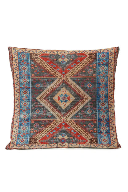 Colorful Global Print Pillow Cover