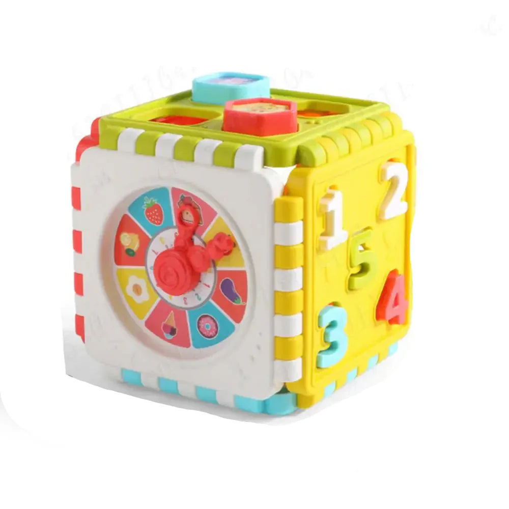 Fun Educational Toy Cube with Shapes and Colors - Fesara