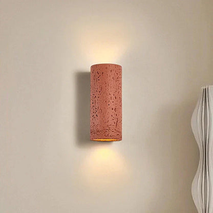 Rustic Concrete Effect Wall Lamp