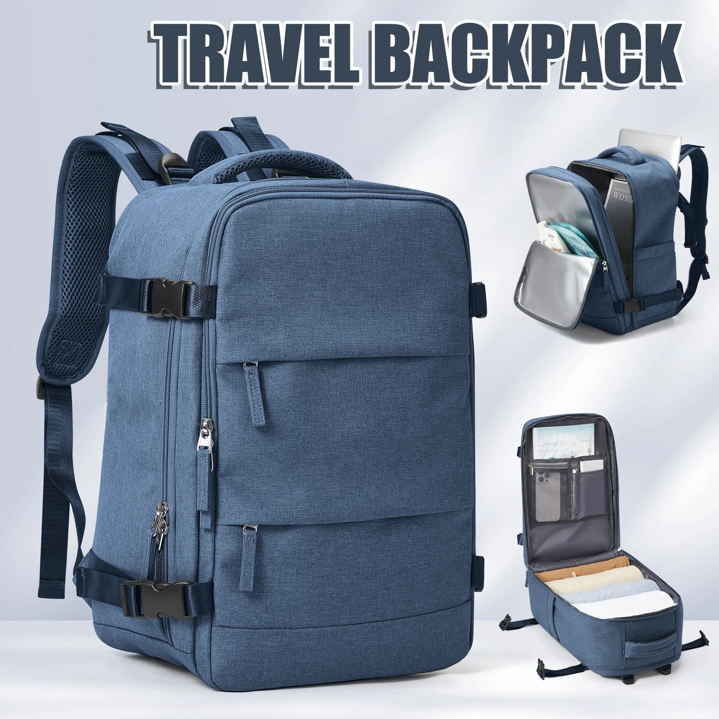 Waterproof Travel Backpack with Laptop Sleeve