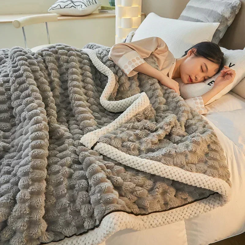 Soft Turtle Velour Throw Blanket