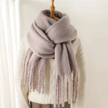 Cozy Solid Color Fesara Throw Blanket