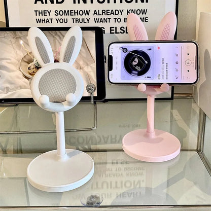 Fun Rabbit Phone Stand Holder Adjustable Tablet