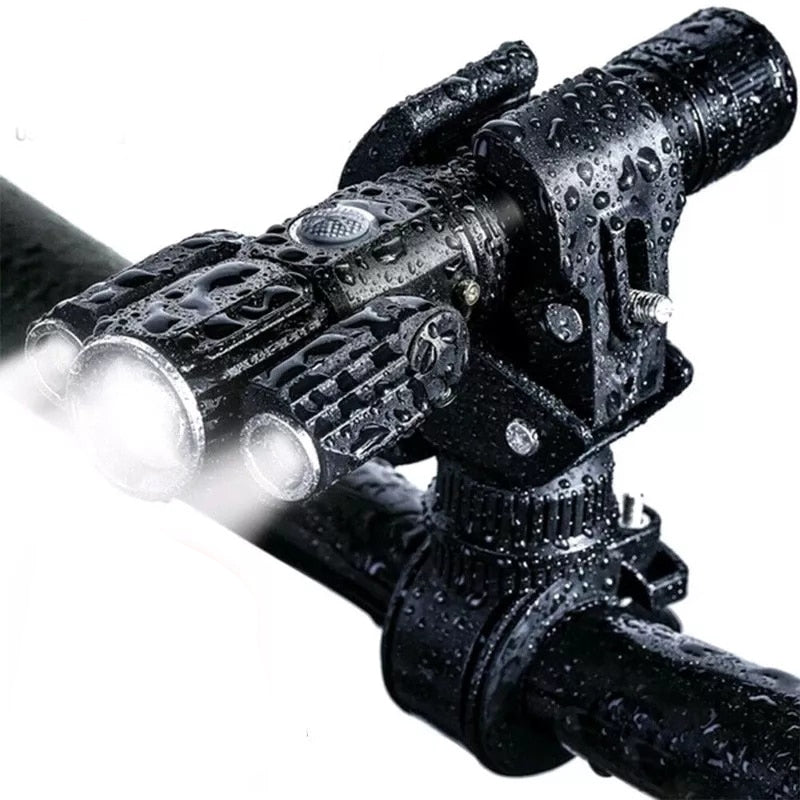 Bright 3 LED Rechargeable Flashlight - Fesara