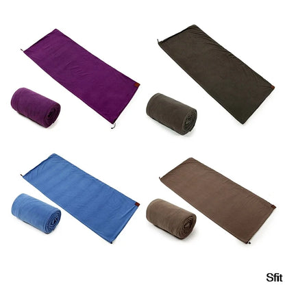 Lightweight Compact Fleece Sleeping Bag for Camping Outdoor