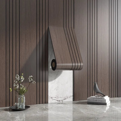 Textured Wood Grain Wall Stickers Self Adhesive Decor