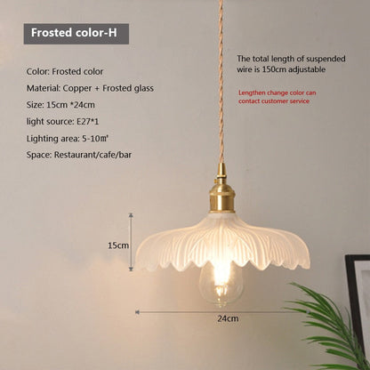 Clear Glass Hanging Pendant Light