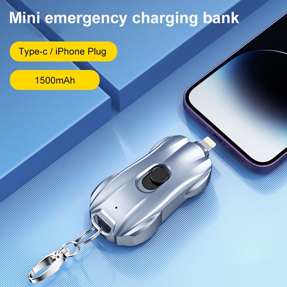 Compact Racing Car Portable Phone Charger