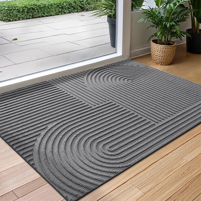 Durable Rubber Entrance Mat Non Slip Water Resistant