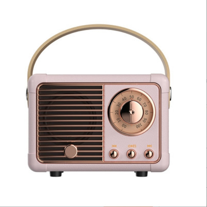 Vintage Portable Bluetooth Radio Speaker