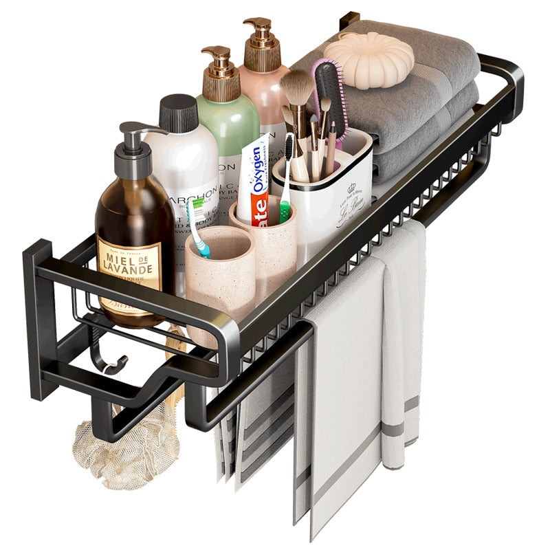 Premium Wall Mount Towel Holder Bathroom Accessory