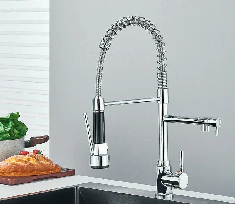 Flexible 360 Degree Swivel Kitchen Faucet - Fesara