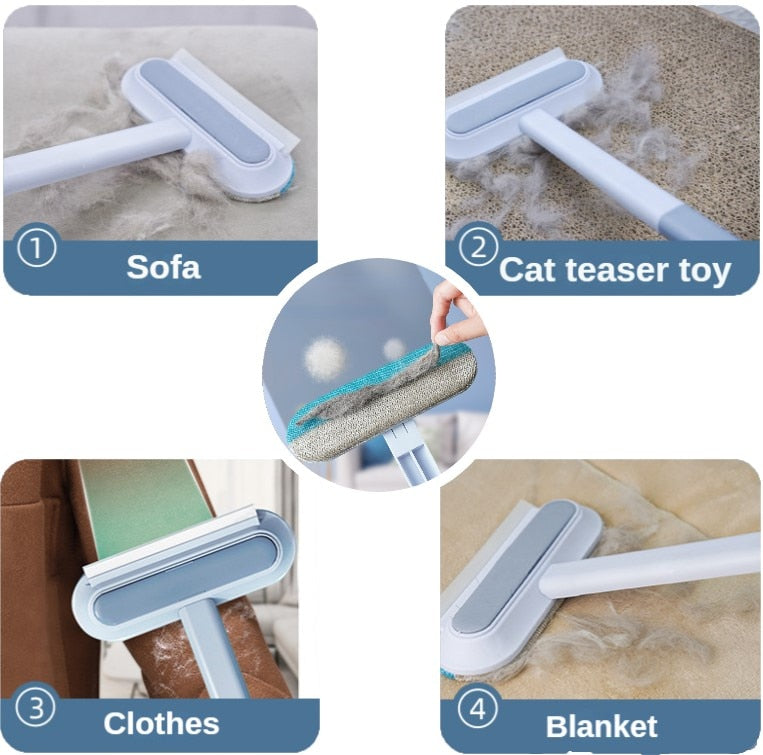 Pet Hair Remover Window Cleaning Brush Tool