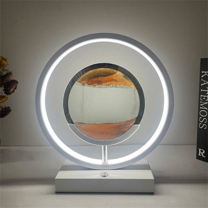 Colorful 3D LED Sand Water Table Lamp