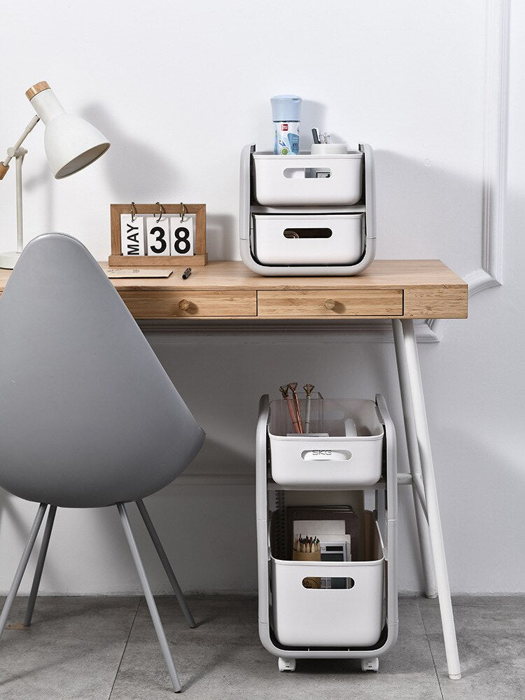 Stylish 3-Tier Home Storage Shelf Organizer