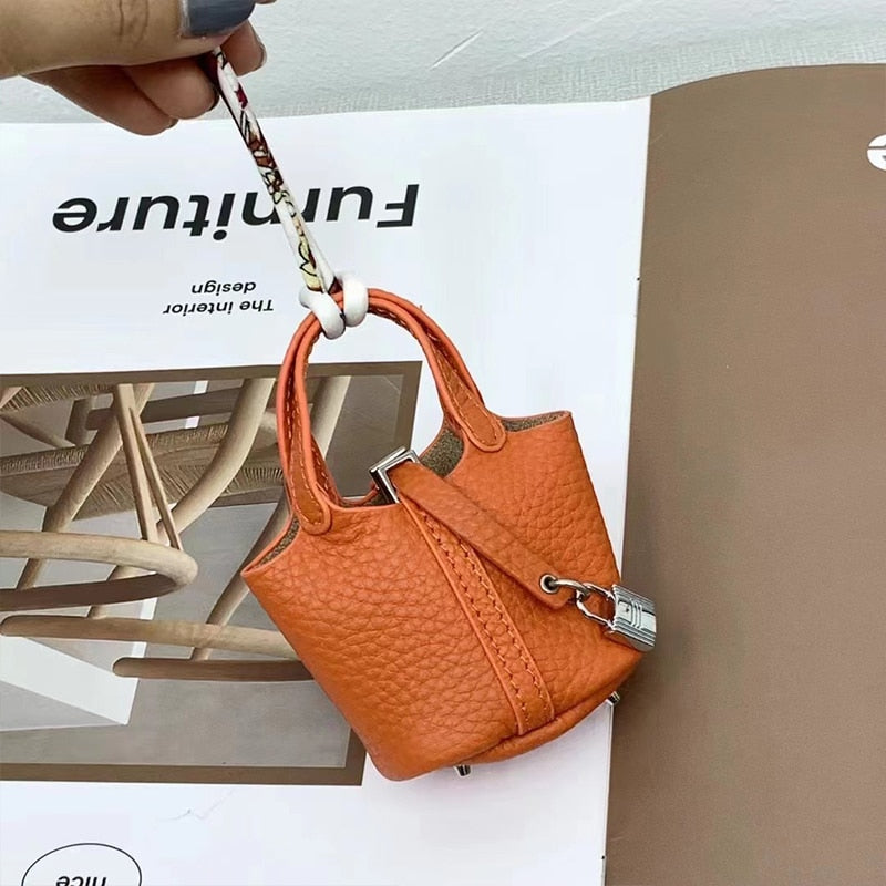 Leather Smart Airpods Phone Case