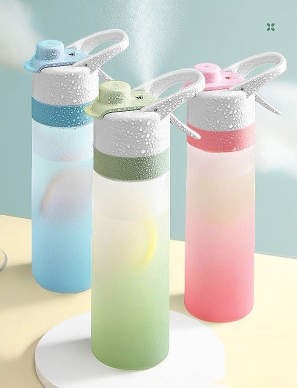 Portable 2-in-1 Water Spray Bottle for Travel