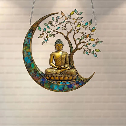Colorful Buddha Window Hanging Decoration