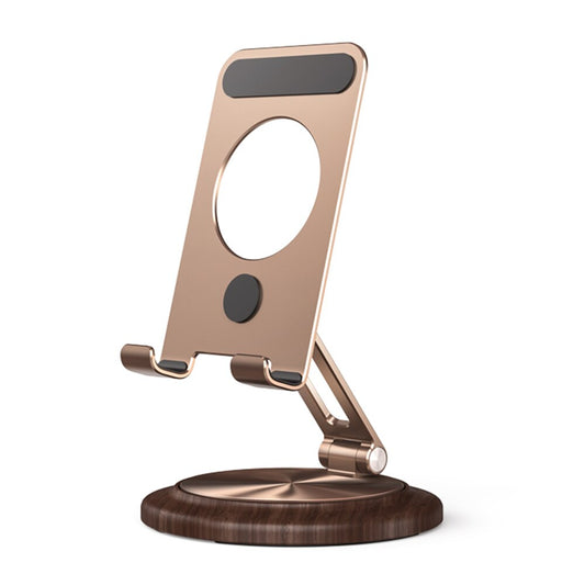 Adjustable Wooden Phone Stand with 360 Rotation - Fesara