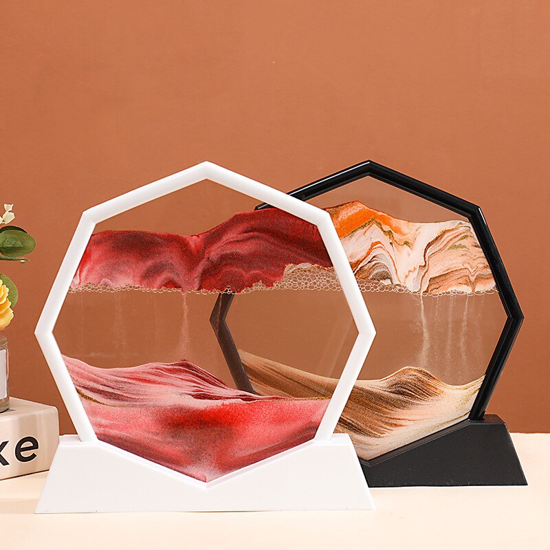 Oceanic Wave Hexagon Sand Table Decor