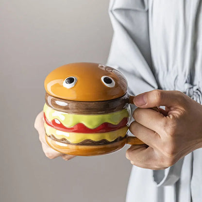 Funny Burger Shaped Coffee Mug