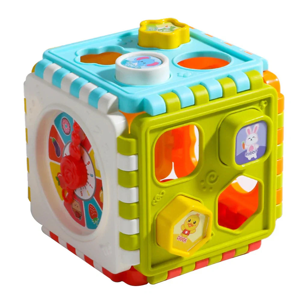 Fun Educational Toy Cube with Shapes and Colors